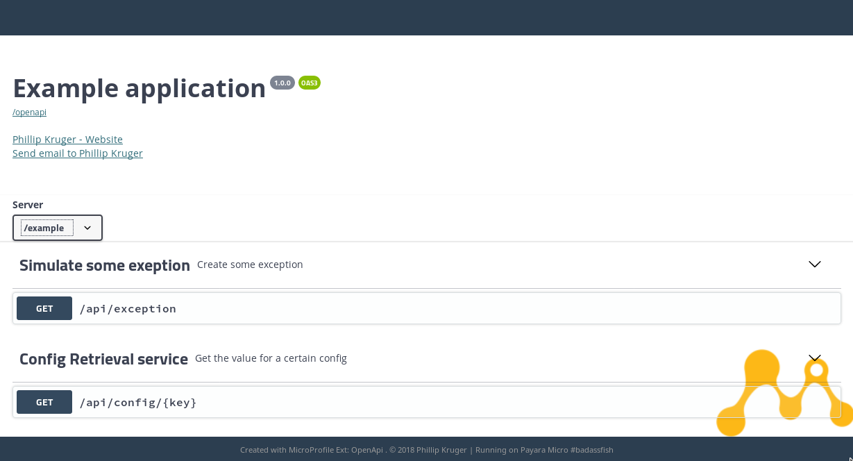 Swagger UI on MicroProfile OpenAPI
