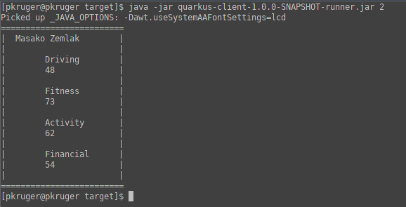client output